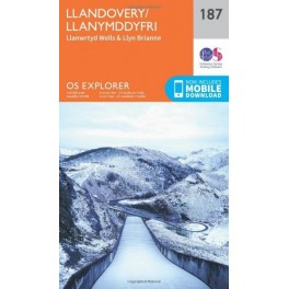 O.S. Explorer 187 Llandovery/Llanymddyfri