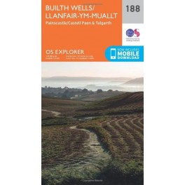 O.S. Explorer 188 Builth Wells/Llanfair-ym-Muallt
