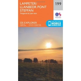 O.S. Explorer 199 Lampeter/Llanbedr Pont Steffan