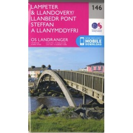 O.S. Landranger 146 Lampeter & Llandovery/Llanbedr Pont Steffan a Llan Ymddyfri