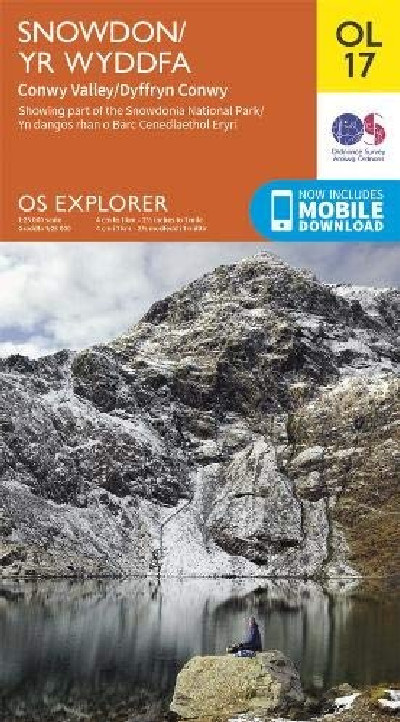 O.S. Explorer OL 17 Snowdon/Wyddfa, Yr
