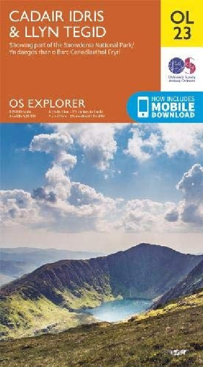 O.S. Explorer OL 23 Cadair Idris and Llyn Tegid