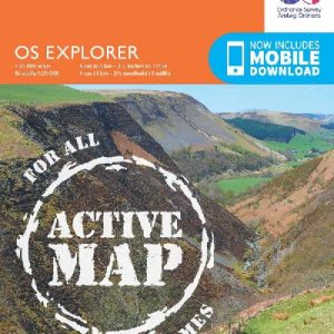 Os Explorer Active Map 215: Newtown / y Drenewydd & Machynlleth Map