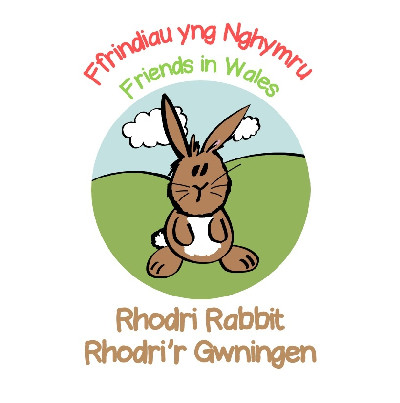 Ffrindiau yng Nghymru / Friends in Wales: Rhodri'r Gwningen / Rhodri Rabbit