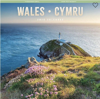 Calendr 2026 Wal Cymru / Wales Wall Calendar 2026