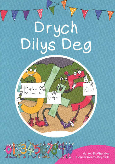 Cyfres Cymeriadau Difyr: Stryd y Rhifau - Drych Dilys Deg