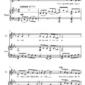 Cwymp y Dail - Cywair E Fflat