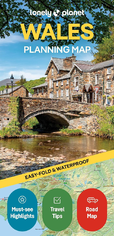 Lonely Planet Wales Planning Map