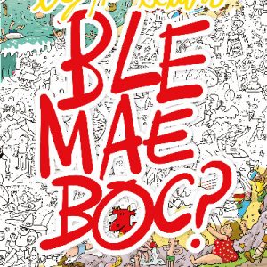 Llyfr Lliwio Ble Mae Boc?