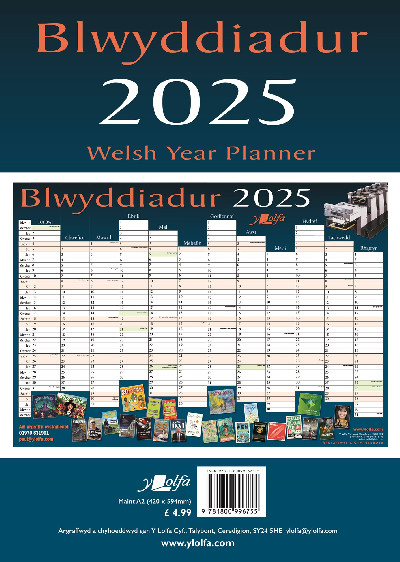 Blwyddiadur 2025 Welsh Year Planner