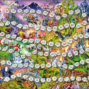 Jig-So a Gêm: Hud a Lledrith / Magic Fantasy Land Jigsaw