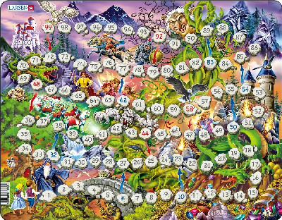 Jig-So a Gêm: Hud a Lledrith / Magic Fantasy Land Jigsaw