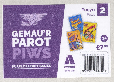 Pecyn Gemau'r Parot Piws 2