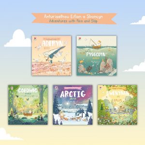 Pecyn Anturiaethau Eifion a Sboncyn / Pack of Eifion and Sboncyn's Adverntures books