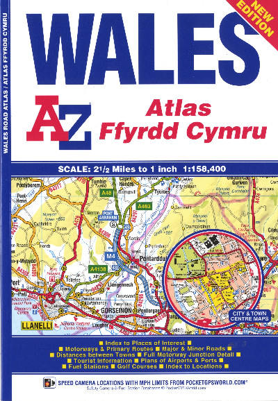 Wales A-Z Road Atlas/Atlas Ffyrdd Cymru
