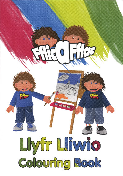 Fflic a Fflac: Llyfr Lliwio / Fflic a Fflac: Colouring Book
