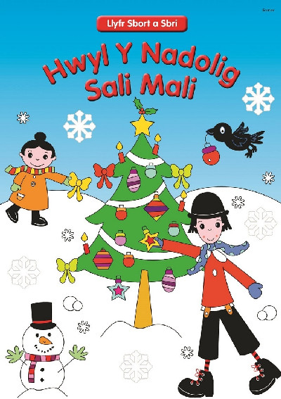 Llyfr Sbort a Sbri: Hwyl y Nadolig Sali Mali