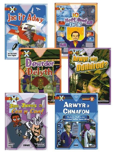 Prosiect X: Band 12 Brown (Pecyn o 6) Arwyr a Chnafon