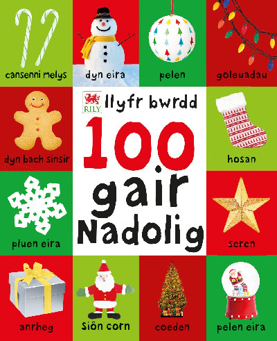 100 Gair Nadolig - Llyfr Bwrdd