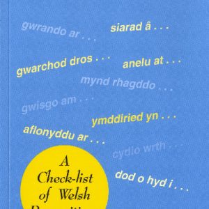 Pa Arddodiad? - A Check-list of Verbal Prepositions