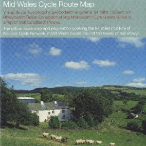 Cylch Maesyfed/Radnor Ring - Map Llwybr Beicio Canolbarth Cymru/Mid Wales Cycle Route Map