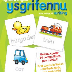 Chwarae a Dysgu: Sgwennu a Sychu - Ysgrifennu / Play and Learn: Write on Wipe off - Writing