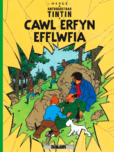 Cyfres Anturiaethau Tintin: Cawl Erfyn Efflwfia