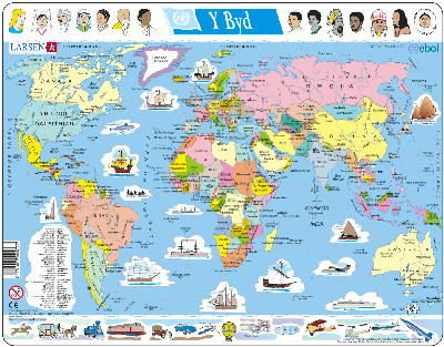 Cyfres Mapiau Atebol o'r Byd: Jig so y Byd