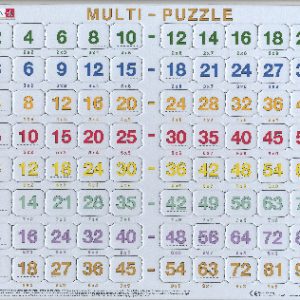 Jig-So Mathemateg Dysgu Lluosi drwy Chwarae, 1-90