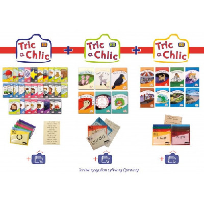 Tric a Chlic Pecyn Cyflawn Cymraeg