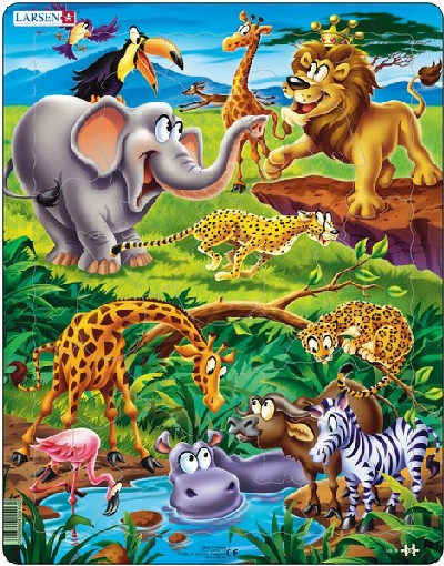 Jigso ar Saffari/Jigsaw on Safari