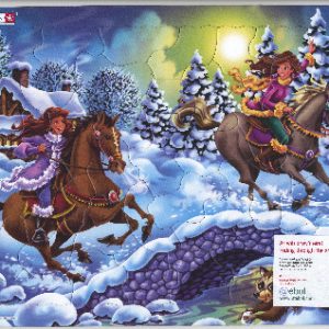 Jig-So ar Wib Drwy'r Eira/Riding Through the Snow