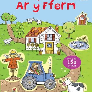 Llyfr Sticeri ar y Fferm/Farm Sticker Book