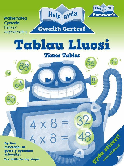 Help gyda Gwaith Cartref: Tablau Lluosi