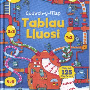 Tablau Lluosi Codwch-y-Fflap