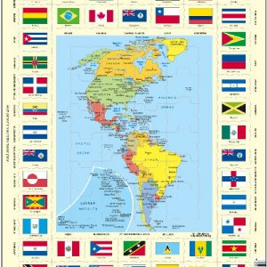 Map of the Americas