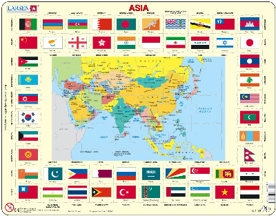 Map of Asia Jigsaw