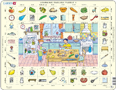 Learning English Puzzle 1 - The Home