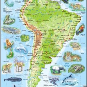 Map of South America