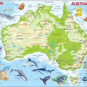 Map of Australia Jigsaw