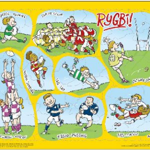 Jig-So Rygbi / Rugby Jigsaw
