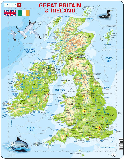 Great Britain and Ireland Jigsaw
