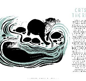 Tom Cox's 21st Century Yokel Poster: Cats of the River