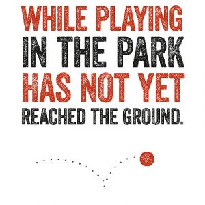 Dylan Thomas Print: The Ball I Threw