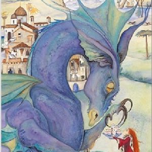 Jackie Morris Poster: Tell Me a Dragon