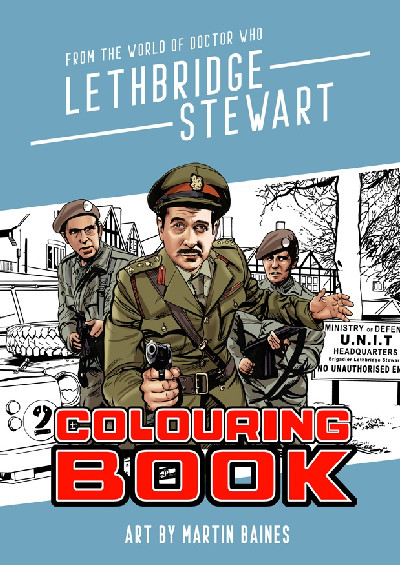 Lethbridge Stewart Colouring Book