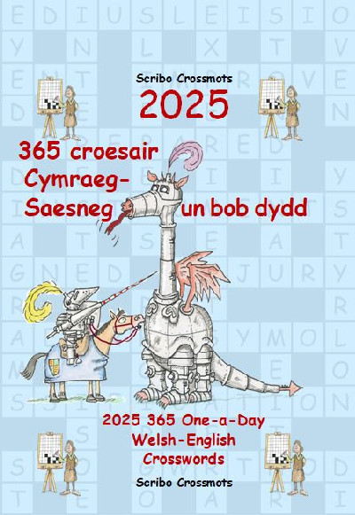 2025 365 croesair Cymraeg-Saesneg Un bob dydd