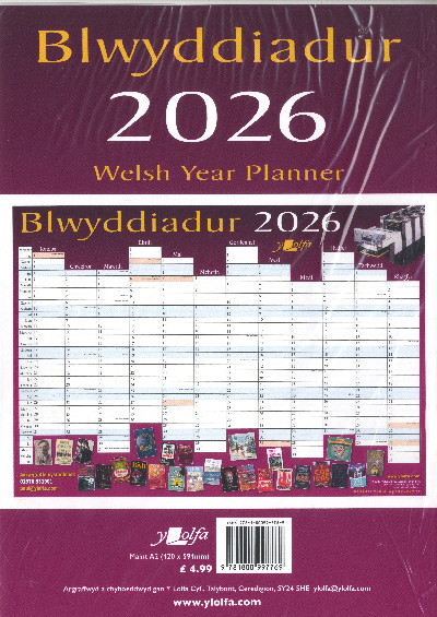 Blwyddiadur 2026 Welsh Year Planner
